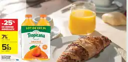 Carrefour Market TROPICANA Jus d'orange offre