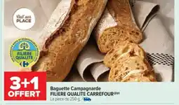Carrefour Market FILIERE QUALITE CARREFOUR Baguette Campagnarde offre