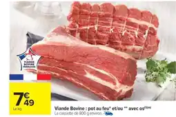 Carrefour Market Viande Bovine : pot au feu et/ou avec os offre