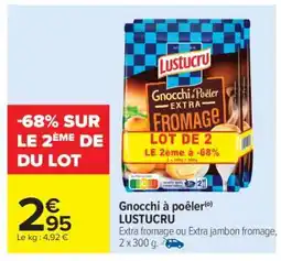 Carrefour Market Gnocchi À Poêler Lustucru offre