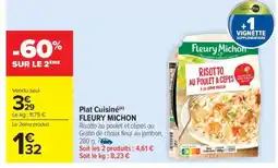 Carrefour Market Plat Cuisiné Fleury Michon offre