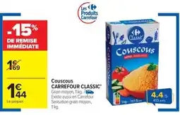Carrefour Market Couscous CARREFOUR CLASSIC’ offre