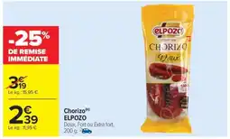 Carrefour Market Chorizo ELPOZO offre