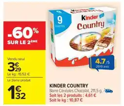 Carrefour Market KINDER COUNTRY offre