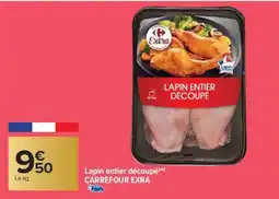 Carrefour Market Lapin Entier Découpé offre