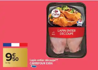 Carrefour Market Lapin Entier Découpé offre