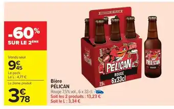Carrefour Market BIÈRE PELICAN offre