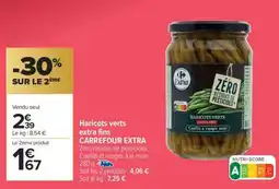 Carrefour Market Haricots verts extra-fins CARREFOUR EXTRA offre