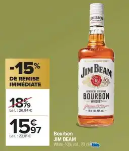 Carrefour Market Bourbon JIM BEAM offre