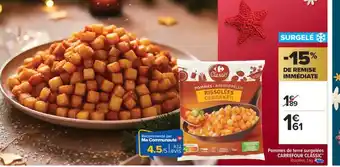 Carrefour Market Pommes de terre surgelées CARREFOUR CLASSIC’ offre