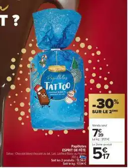 Carrefour Market Papillotes ESPRIT DE FÊTE offre