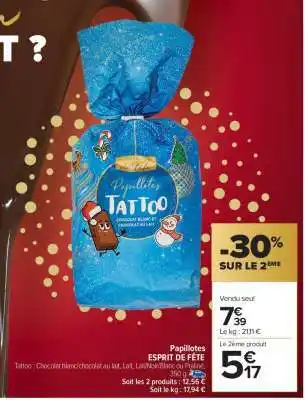 Carrefour Market Papillotes ESPRIT DE FÊTE offre