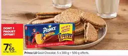 Carrefour Prince LU Goût Chocolat offre