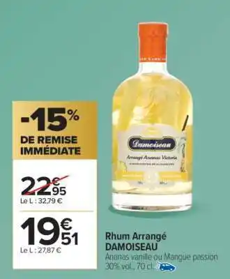 Carrefour Market Rhum Arrangé DAMOISEAU offre