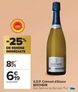Carrefour Market A.O.P. Crémant d’Alsace BESTHEIM offre