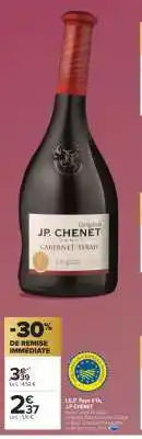 Carrefour Market JP. CHENET CABERNET-SYRAH offre