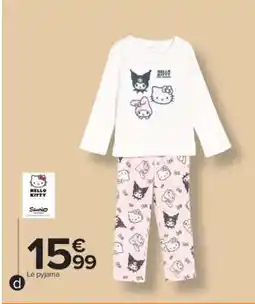 Carrefour Le pyjama offre