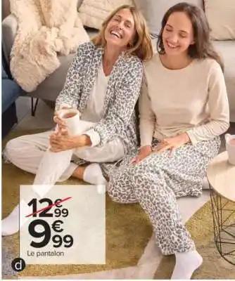 Carrefour Le pantalon offre