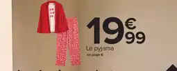 Carrefour Le pyjama offre