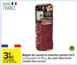 Carrefour Magret de canard en tranches séchés I.G.P offre