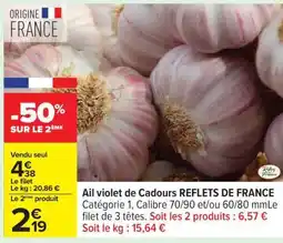 Carrefour Ail violet de Cadours REFLETS DE FRANCE offre