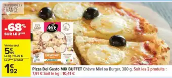 Carrefour Pizza Del Gusto Mix Buffet offre