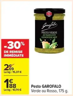 Carrefour PESTO GAROFALO offre