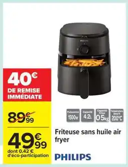 Carrefour Friteuse sans huile Air fryer offre