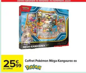 Carrefour Coffret Pokémon Méga-Kangourex ex offre
