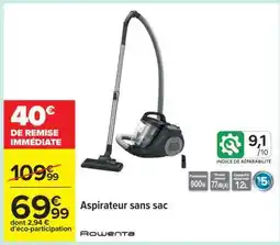 Carrefour Aspirateur sans sac offre