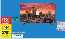 Carrefour Téléviseur QLED 4K offre