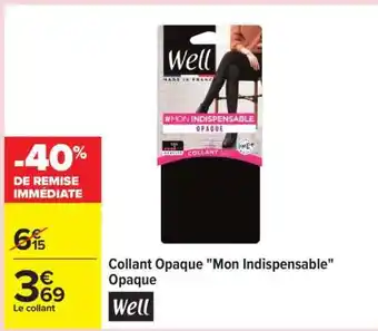 Carrefour Collant Opaque Mon Indispensable Opaque offre