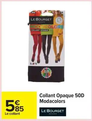 Carrefour Collant Opaque 50D Modacolors offre