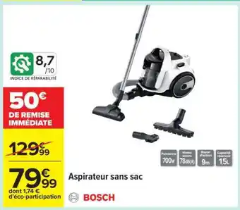 Carrefour Aspirateur sans sac offre