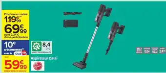 Carrefour Aspirateur Balai offre