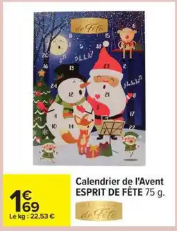 Carrefour Calendrier De L'avent offre