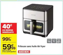 Carrefour Friteuse sans huile Air fryer offre