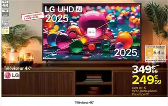 Carrefour Téléviseur 4K offre