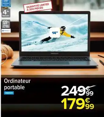 Carrefour Ordinateur portable offre