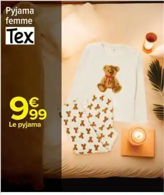 Carrefour Pyjama femme offre