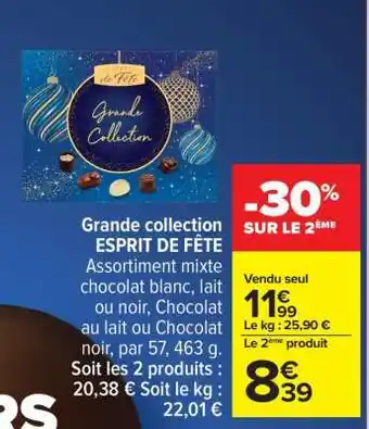 Carrefour Grande collection ESPRIT DE FÊTE offre