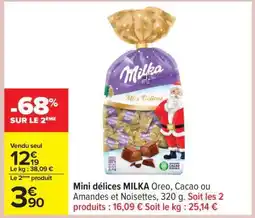 Carrefour Mini Delices Milka offre
