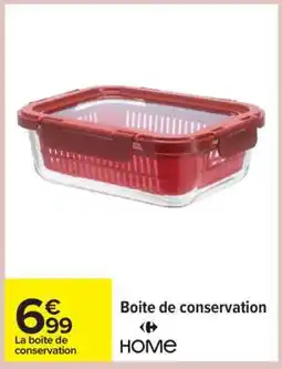 Carrefour Boite de conservation offre