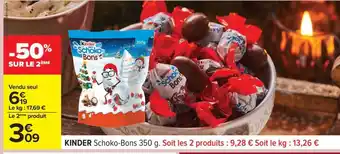 Carrefour KINDER Schoko-Bons 350 g offre