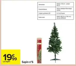 Carrefour Sapin n°6 offre