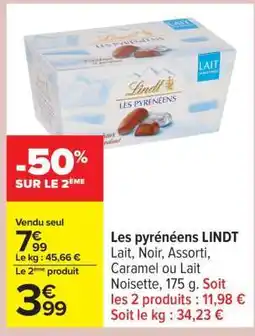 Carrefour Les pyrénéens LINDT offre