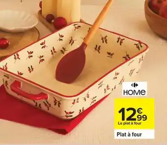 Carrefour Plat à four offre