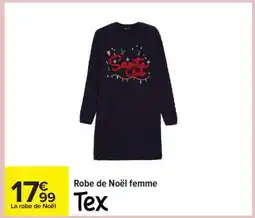Carrefour Robe de Noël femme offre