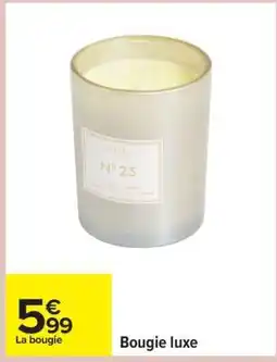Carrefour Bougie luxe offre