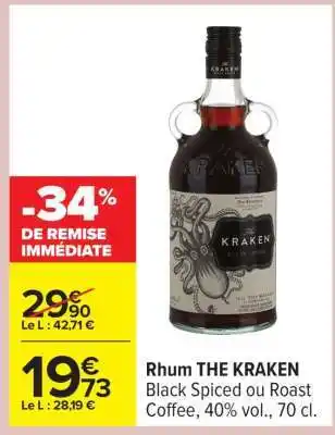 Carrefour Rhum The Kraken offre
